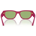 Vogue Unisex Γυαλιά Ηλίου με Κόκκινο Κοκκάλινο Σκελετό και Πράσινο Φακό VO5586S 3160/2