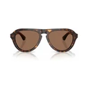 Burberry Γυαλιά Ηλίου Unisex BE4437U300273 — Καφέ ταρταρούγα κοκκάλινος σκελετός, καφέ φακοί, Aviator 55/18/145
