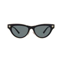 Versace Women's Sunglasses VE2273 GB1/87 - Black Acetate Frame, Grey Lens (52/17/145 mm)