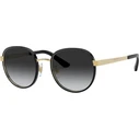 Dolce & Gabbana Women's Sunglasses DG2227J 02/8G - Black Frame, Gradient Grey Lenses