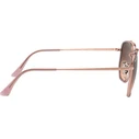 Ray Ban The Marshal II Unisex Γυαλιά Ηλίου με Ροζ Χρυσό Μεταλλικό Σκελετό και Καφέ Φακό RB3648M 9069/A5