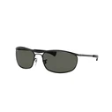Ray Ban Olympian I Deluxe Ανδρικά Γυαλιά Ηλίου Μαύρος Μεταλλικός Σκελετός Πράσινος Φακός RB3119M 002/58