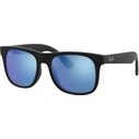 Ray Ban Παιδικά Γυαλιά Ηλίου Άθραυστα Τετράγωνα με Μπλε Καθρέφτη Φακό, 7-11 ετών - RJ9069S-702855-48