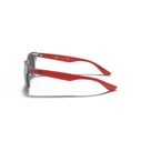 Ray Ban Wayfarer Junior Shatterproof Square Kids Sunglasses with Mirror Transparent Lens - RJ9052S 70636G (48/16/130)