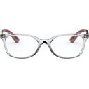 Ray Ban Διάφανος Παιδικός Κοκκάλινος Σκελετός Γυαλιών RB1586 3832 (47)