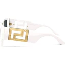 Versace Women Sunglasses VE4403-314-87 — White Acetate Frame, Grey Lens (57/20/140 mm)