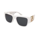 Versace Women Sunglasses VE4403-314-87 — White Acetate Frame, Grey Lens (57/20/140 mm)
