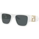Versace Women Sunglasses VE4403-314-87 — White Acetate Frame, Grey Lens (57/20/140 mm)