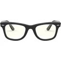 Ray Ban Wayfarer Unisex Γυαλιά Ηλίου Μαύρο Κοκκάλινο Σκελετό με Γκρι Φακό RB2140 901/5F