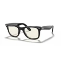 Ray Ban Wayfarer Unisex Γυαλιά Ηλίου Μαύρο Κοκκάλινο Σκελετό με Γκρι Φακό RB2140 901/5F