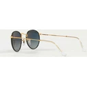 Ray Ban Round Metal Unisex Γυαλιά Ηλίου με Μαύρο Μεταλλικό Σκελετό και Μαύρο Ντεγκραντέ Φακό RB3447 9196/71