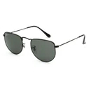 Ray Ban Elon Unisex Sunglasses — Black Metal Frame, Green Lenses (RB3958 002/58, 50/20/145)