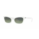 Ray Ban Lady Burbank Γυναικεία Γυαλιά Ηλίου RB2299 975/BH - Λευκό κοκκάλινο σκελετό, Πράσινοι ντεγκραντέ φακοί, Cat Eye (52/21/145)