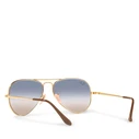 Ray Ban Aviator Metal II Unisex Sunglasses RB3689 001/GD 62mm - Gold Metal Frame, Blue Gradient Lenses