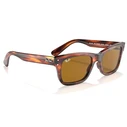 Ray Ban Mr Burbank Unisex Γυαλιά Ηλίου RB2283 - Καφέ Ταρταρούγα Κοκκάλινο Σκελετό, Καφέ Φακοί