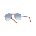 Ray Ban Aviator Unisex Γυαλιά Ηλίου RB3625 9202/3F 62mm Ροζ Χρυσό Μεταλλικό Σκελετό με Γαλάζιο Ντεγκραντέ Φακό