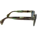 Ray Ban Unisex Γυαλιά Ηλίου RB0880S 66353R με Πράσινο Κοκκάλινο Σκελετό & Μπλε Polarized Φακούς (52)