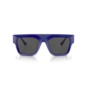 Versace Unisex Γυαλιά Ηλίου VE4430U 529487 Μπλε Κοκκάλινο Σκελετό Γκρι Φακοί