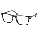 Prada Men's Acetate Eyeglass Frame PR01WV-11F1O1 — Black — 52/18/140