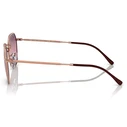 Ray Ban Jim Unisex Γυαλιά Ηλίου με Ροζ Χρυσό Μεταλλικό Σκελετό και Κόκκινο Polarized Καθρέφτη Φακό RB3694 9202/G9