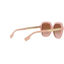 Burberry Joni Γυναικεία Γυαλιά Ηλίου BE4389-406113 – Ροζ Κοκκάλινος Σκελετός, Καφέ Ντεγκραντέ Φακοί