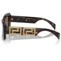Γυναικεία Γυαλιά Ηλίου Versace VE4444U 108/73 - Καφέ ταρταρούγα κοκκάλινος σκελετός, καφέ φακοί (54/21/140)