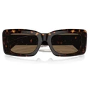 Γυναικεία Γυαλιά Ηλίου Versace VE4444U 108/73 - Καφέ ταρταρούγα κοκκάλινος σκελετός, καφέ φακοί (54/21/140)