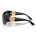 Versace Women's Sunglasses VE4450-GB1-87 Black Acetate Frame Grey Lens 60/16/125 mm