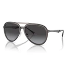 Emporio Armani EA2145-33578G Men's Aviator Sunglasses 59/16/145 Grey Metal Frame