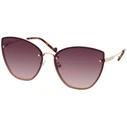 Liu Jo Women's Sunglasses LJ148S-714 - Gold Metal Frame, Purple Gradient Lens (63/15/140 mm)