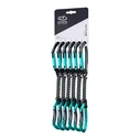 Skylotec Lime Set DY 12 cm - 6‑pack Climbing Quickdraws (Anthracite / Blue Marine)