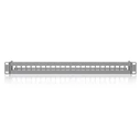 Ubiquiti UACC-Rack-Panel-Patch-Blank-24 – 24-Port Keystone Cat6 Patch Panel, 1U 19" Black