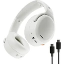 Skullcandy Crusher ANC 2 Bone — Wireless Over‑Ear Headphones, ANC 2.0, Bluetooth 5.2