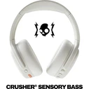Skullcandy Crusher ANC 2 Bone — Wireless Over‑Ear Headphones, ANC 2.0, Bluetooth 5.2