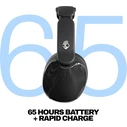 Skullcandy Hesh 540 ANC Wireless Over‑Ear Headphones, Active Noise Cancelling, THX Spatial Audio, Black