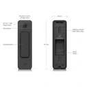 Ubiquiti UVC-Doorbell-Lite-B Έξυπνο Κουδούνι Πόρτας με Κάμερα - Μαύρο