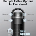 DREO Tower Fan WiFi 106/107 cm, 9 Speeds, 4 Modes - DR-HTF011S