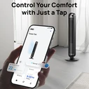 DREO Tower Fan WiFi 106/107 cm, 9 Speeds, 4 Modes - DR-HTF011S