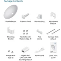 Ubiquiti PowerBeam 2AC-400 Outdoor Parabolic WiFi Antenna 18 dBi with Ethernet