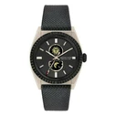 Jason Hyde Men's 40mm Quartz Chronograph Watch with Black Fabric Strap JH41006