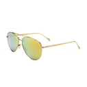 Isabel Marant Women Sunglasses IM-0011-S 40G - Metal Aviator Frame, Gold, Yellow/Brown Multilayer Lenses, 60/14/145 mm