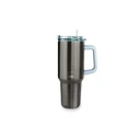 Ibili Handled Tumbler Θερμός Ανοξείδωτο 580ml Silver με Καλαμάκι και Λαβή