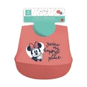 Stor Disney Minnie Mouse Heart Full Toddler Silicone Bib