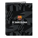 Safta F.C. Barcelona Folio Cardboard 4 Rings Binder Black