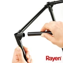 Rayen Υφασμάτινη Ντουλάπα με Φερμουάρ και Ράφια σε Γκρι 105x45x161 cm