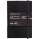 Miquelrius LEATHER1839 Notebook 104 x 150 mm - Squared 5 mm (Graph), 300 pages, Black