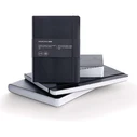 Miquelrius LEATHER1839 Notebook 104 x 150 mm - Squared 5 mm (Graph), 300 pages, Black