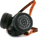 Climax Half-Face Respirator Mask with A1 755 Filters, Black