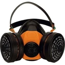 Climax Half-Face Respirator Mask with A1 Filters 756 Orange