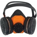 Climax Half-Face Respirator Mask with A1 Filters 756 Orange